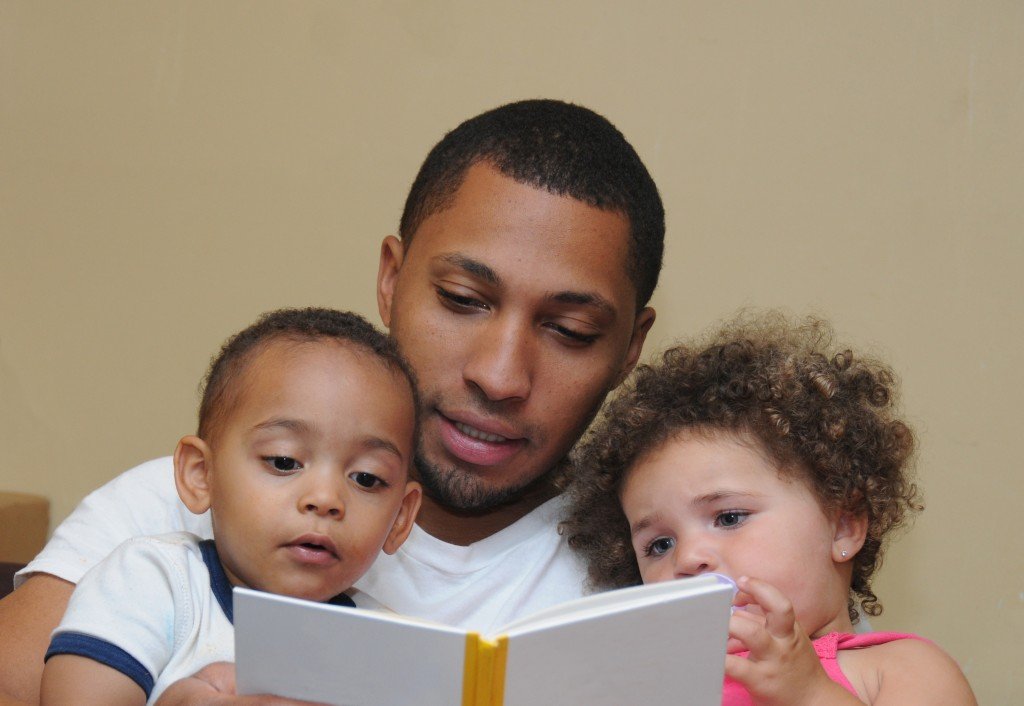 Reading with the children