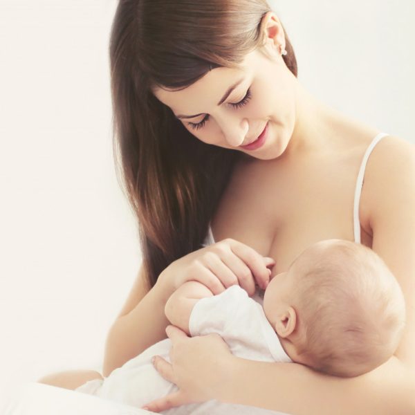 mother breastfeeding her child