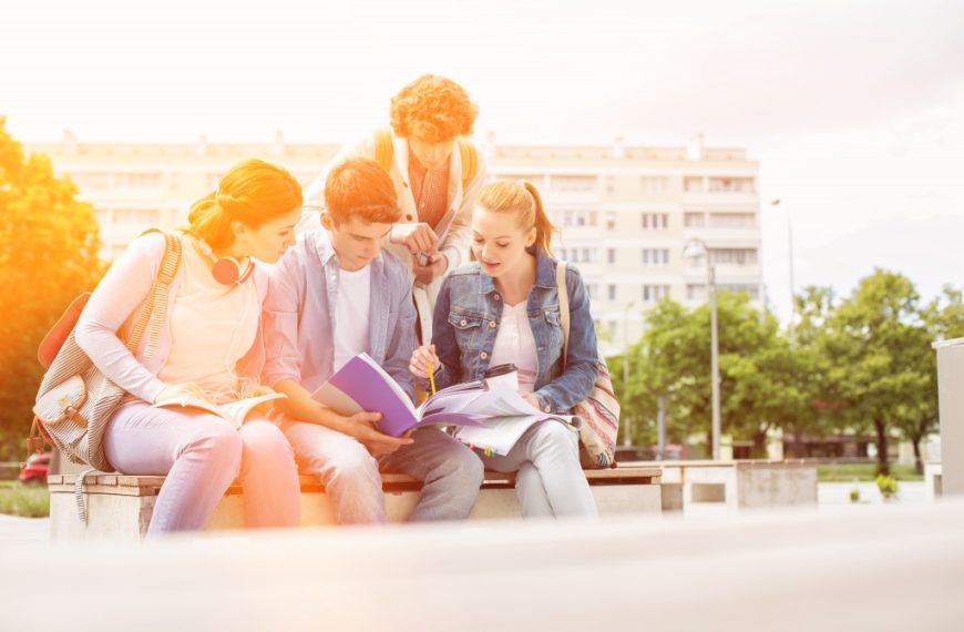 group of teens together