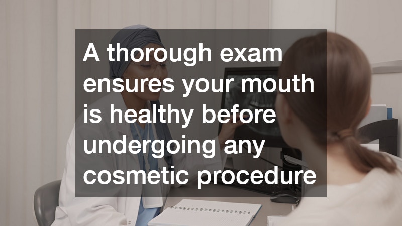 dentist discussing X-ray results with a patient